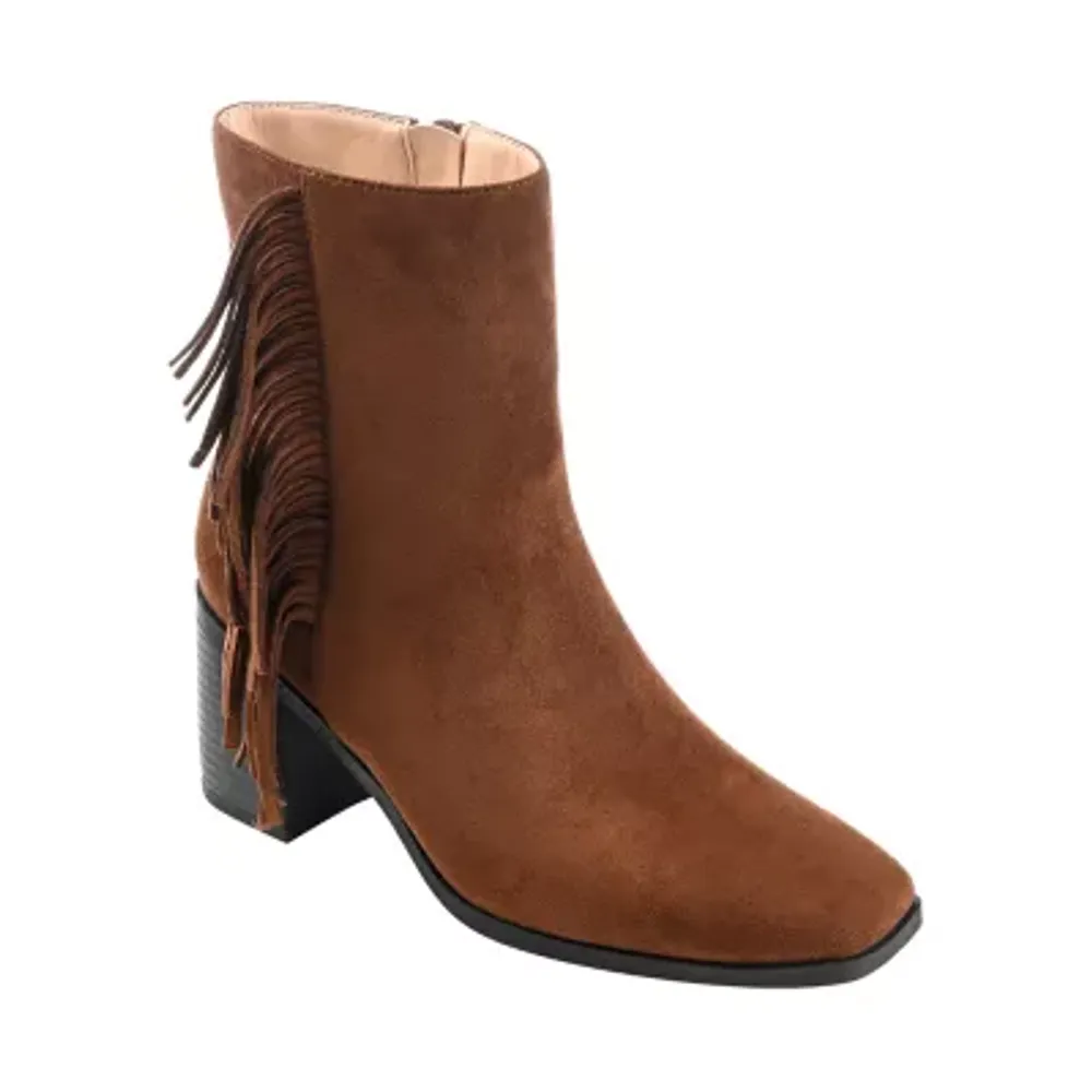 Journee Collection Womens Noriah Stacked Heel Booties