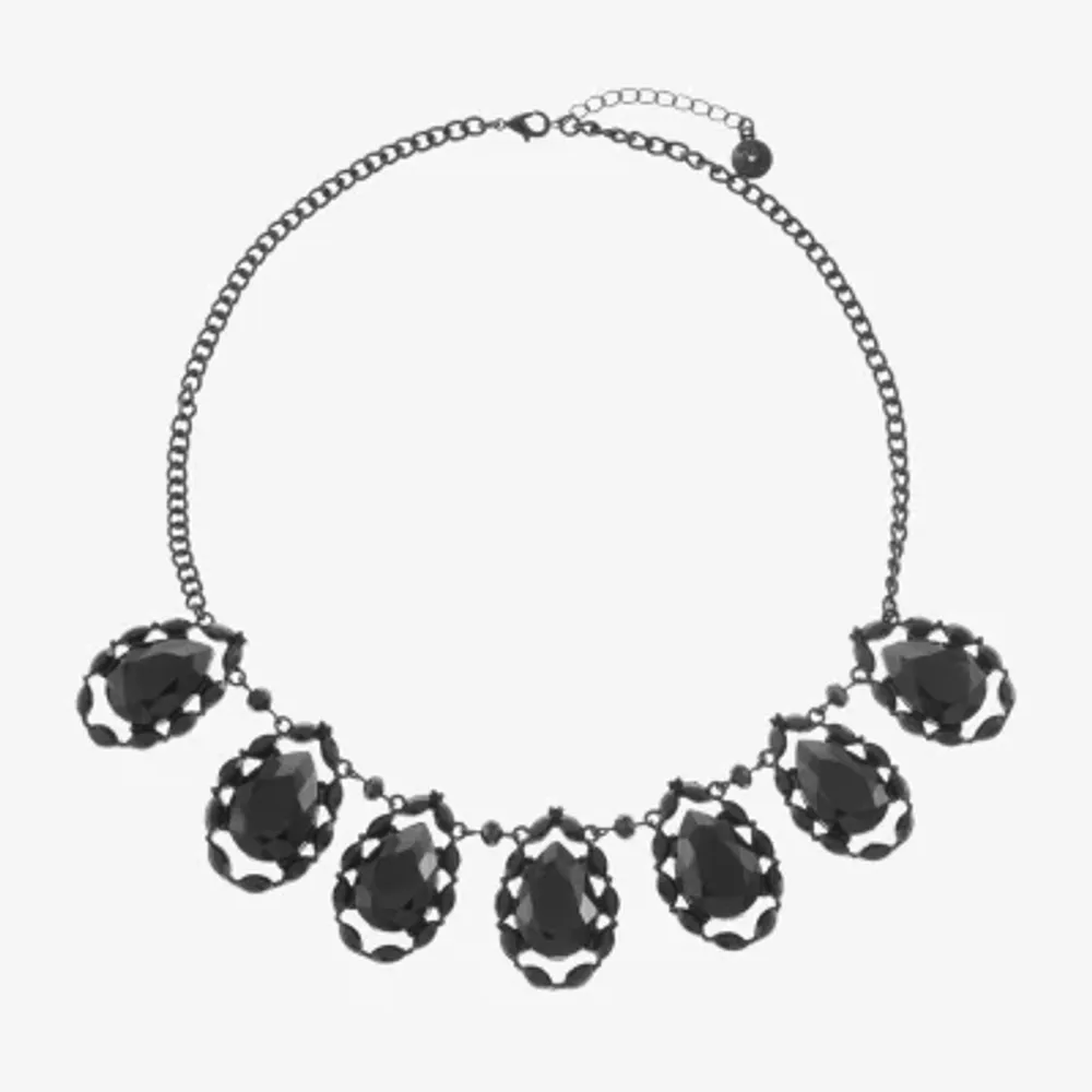 Mixit Teardrop 20 Inch Curb Collar Necklace