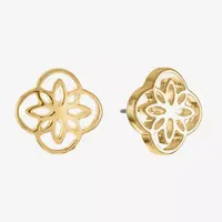 Liz Claiborne Gold Tone 12mm Stud Earrings