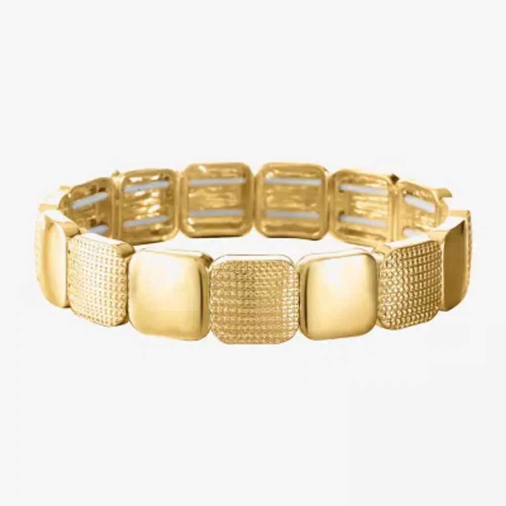 Liz Claiborne Gold Tone Stretch Bracelet