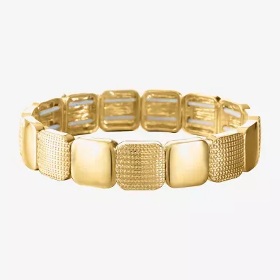 Liz Claiborne Gold Tone Stretch Bracelet