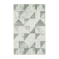 Mohawk Home Eroded Triangles Indoor Rectangular Area Rug