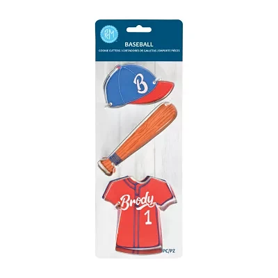 R&M International Llc Baseball 3-pc. Cookie Cutters