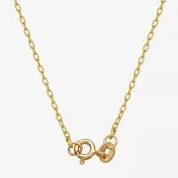 Sparkle Allure Womens White Diamond Accent Pure Silver Over Bronze Pendant Necklaces