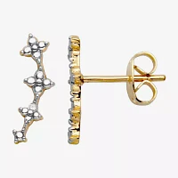 Sparkle Allure Crawler Diamond Accent Curved Ear Climbers