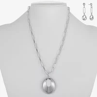 Liz Claiborne Pendant Necklace And Drop Earring 2-pc. Jewelry Set