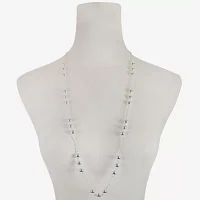 Liz Claiborne Silver Tone Strand Necklace