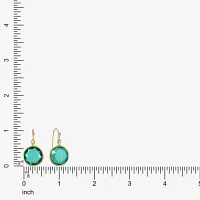 Liz Claiborne Round Drop Earrings