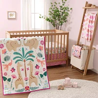 The Peanutshell Bright Safari 5-pc. Crib Bedding Set