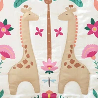 The Peanutshell Bright Safari 5-pc. Crib Bedding Set