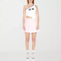 Forever 21 Womens Mid Rise Pleated Skirt Juniors