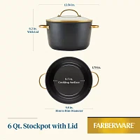 Farberware Induction 6-qt Stockpot with Lid