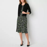 Studio 1 Puff Print Jacket Dress