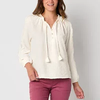 Frye and Co. Womens Long Sleeve Blouse