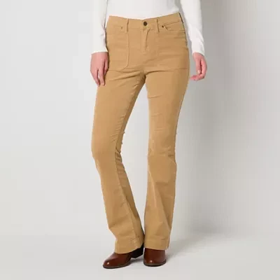 a.n.a Womens High Rise Flare Corduroy Pant