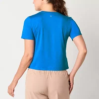 Xersion Womens Everyday Crew Neck Short Sleeve T-Shirt