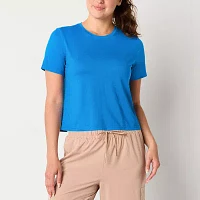 Xersion Womens Everyday Crew Neck Short Sleeve T-Shirt