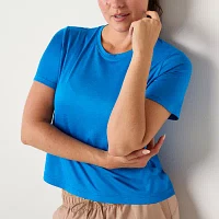 Xersion Womens Everyday Crew Neck Short Sleeve T-Shirt
