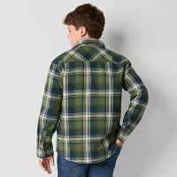 Thereabouts Little & Big Boys Long Sleeve Flannel Shirt