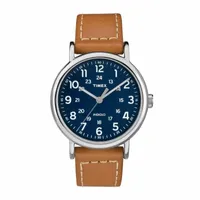 Timex Weekender 40MM Mens Brown Strap Watch-Tw2r42500jt