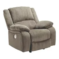 Signature Design by Ashley® Dryden Power Reclining Pad-Arm Recliner