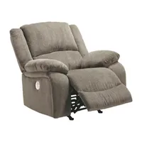 Signature Design by Ashley® Dryden Power Reclining Pad-Arm Recliner