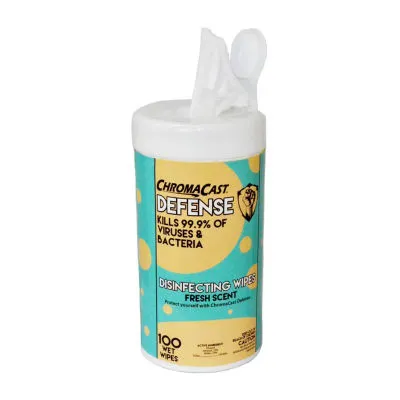 ChromaCast Defense Work Bench & Microphone Cleaning Wipes, 100 count
