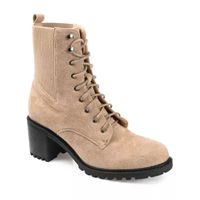 Journee Collection Womens Kassia Stacked Heel Booties