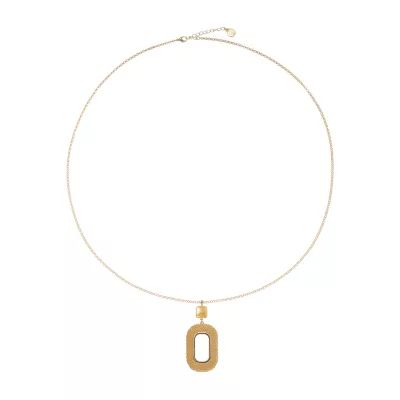 Liz Claiborne Inch Rolo Pendant Necklace