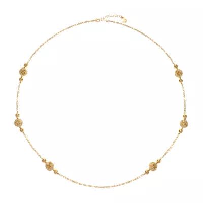 Liz Claiborne 36 Inch Rolo Strand Necklace