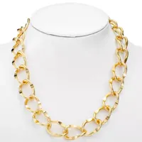 Liz Claiborne 18 Inch Curb Link Necklace