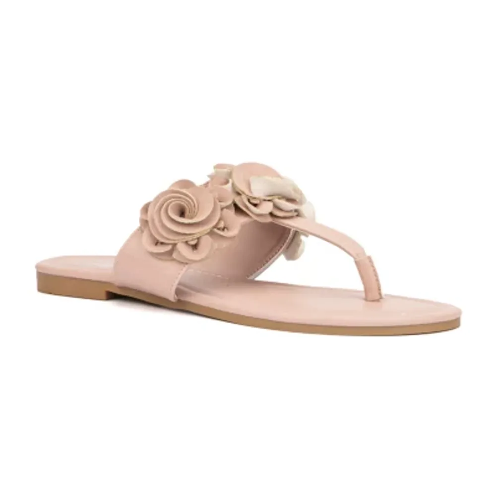 New York & Company Womens Liana Flat Sandals