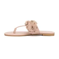 New York & Company Womens Liana Flat Sandals