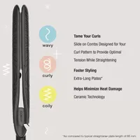 Conair Curl Collective 1in Ionic Ceramic Flat Iron