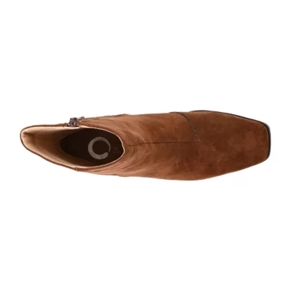 Journee Collection Womens Sloann Stacked Heel Booties