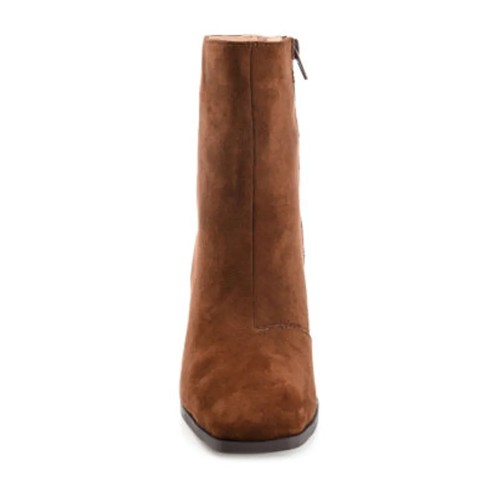 Journee Collection Womens Sloann Stacked Heel Booties