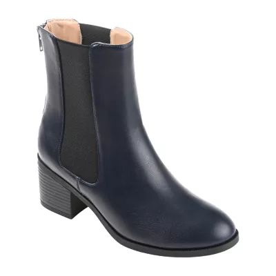 Journee Collection Womens Tayshia Stacked Heel Booties