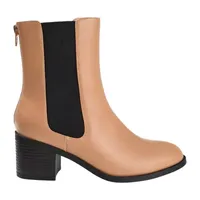 Journee Collection Womens Tayshia Stacked Heel Booties