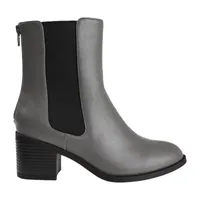 Journee Collection Womens Tayshia Stacked Heel Booties