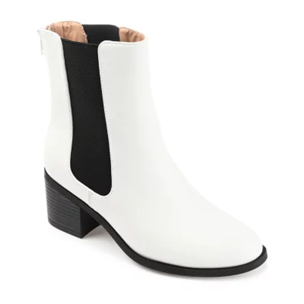 Journee Collection Womens Tayshia Stacked Heel Booties