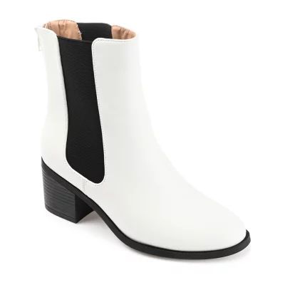 Journee Collection Womens Tayshia Stacked Heel Booties