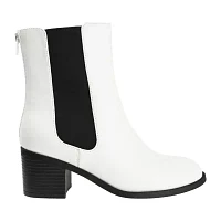 Journee Collection Womens Tayshia Stacked Heel Booties