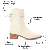 Journee Collection Womens Vannder Stacked Heel Booties