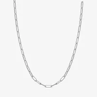 Unisex Adult Inch 14K Gold Link Necklace Paperclip