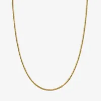 10K Gold Inch Solid Snake Chain Necklace