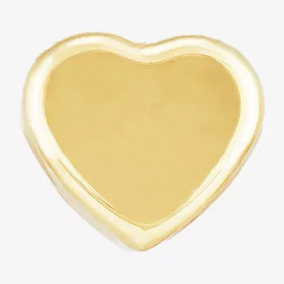 Gold Opulence 14K Gold 7mm Heart Stud Earrings