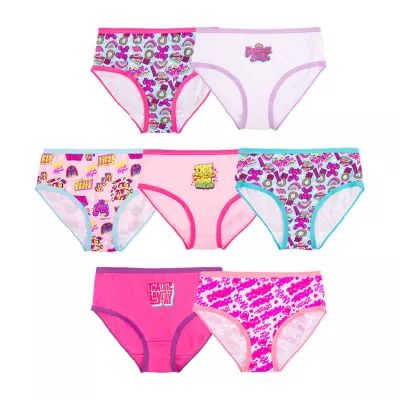 Lay Little & Big Girls 7 Pack Brief Panty