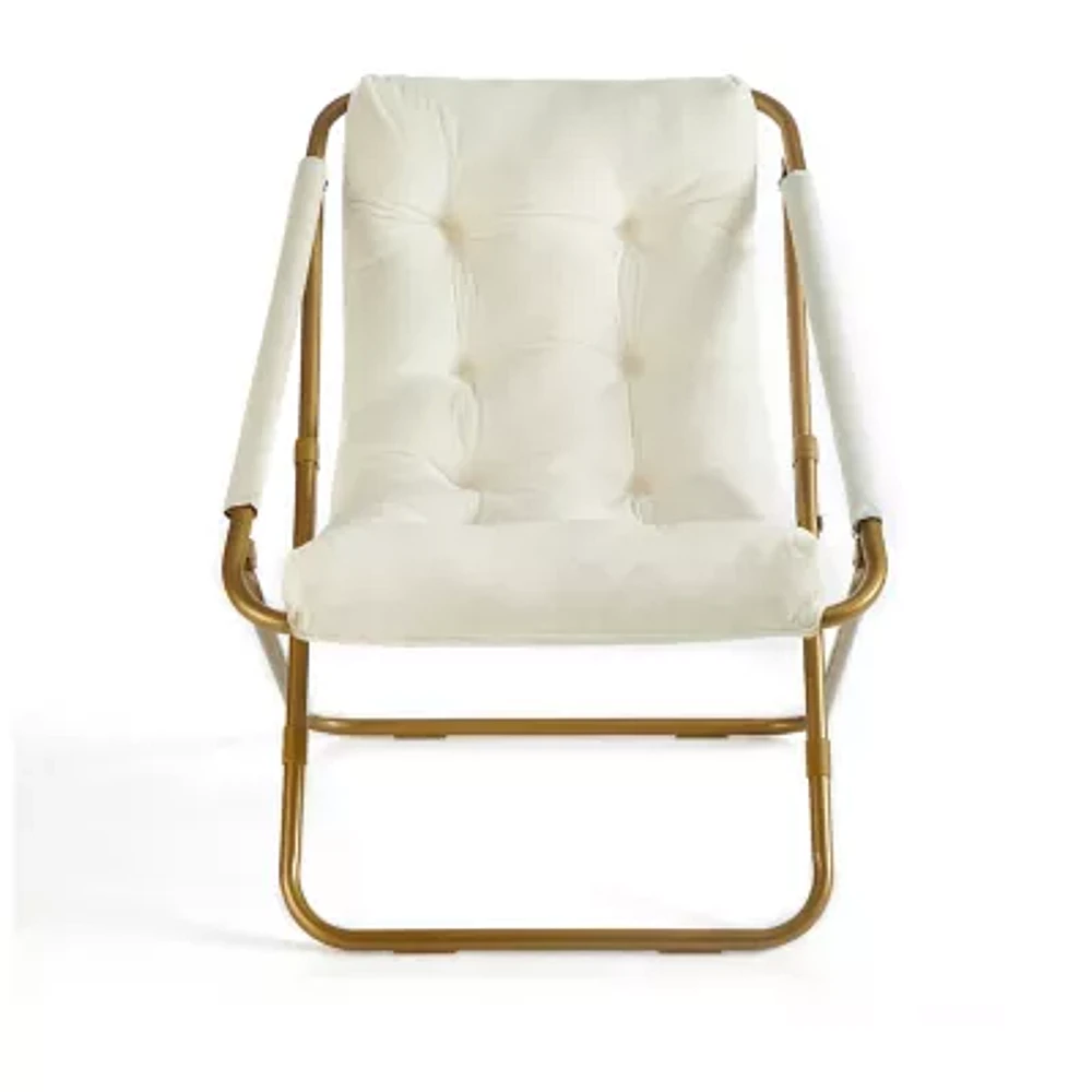 Velvet Tufted Folding Sling Cahir