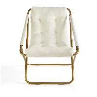 Velvet Tufted Folding Sling Cahir
