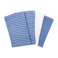 Ritz Stripe Bar Mop Light 4-Pc. Kitchen Towel